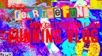 a poster with the words'funny vlog'on it